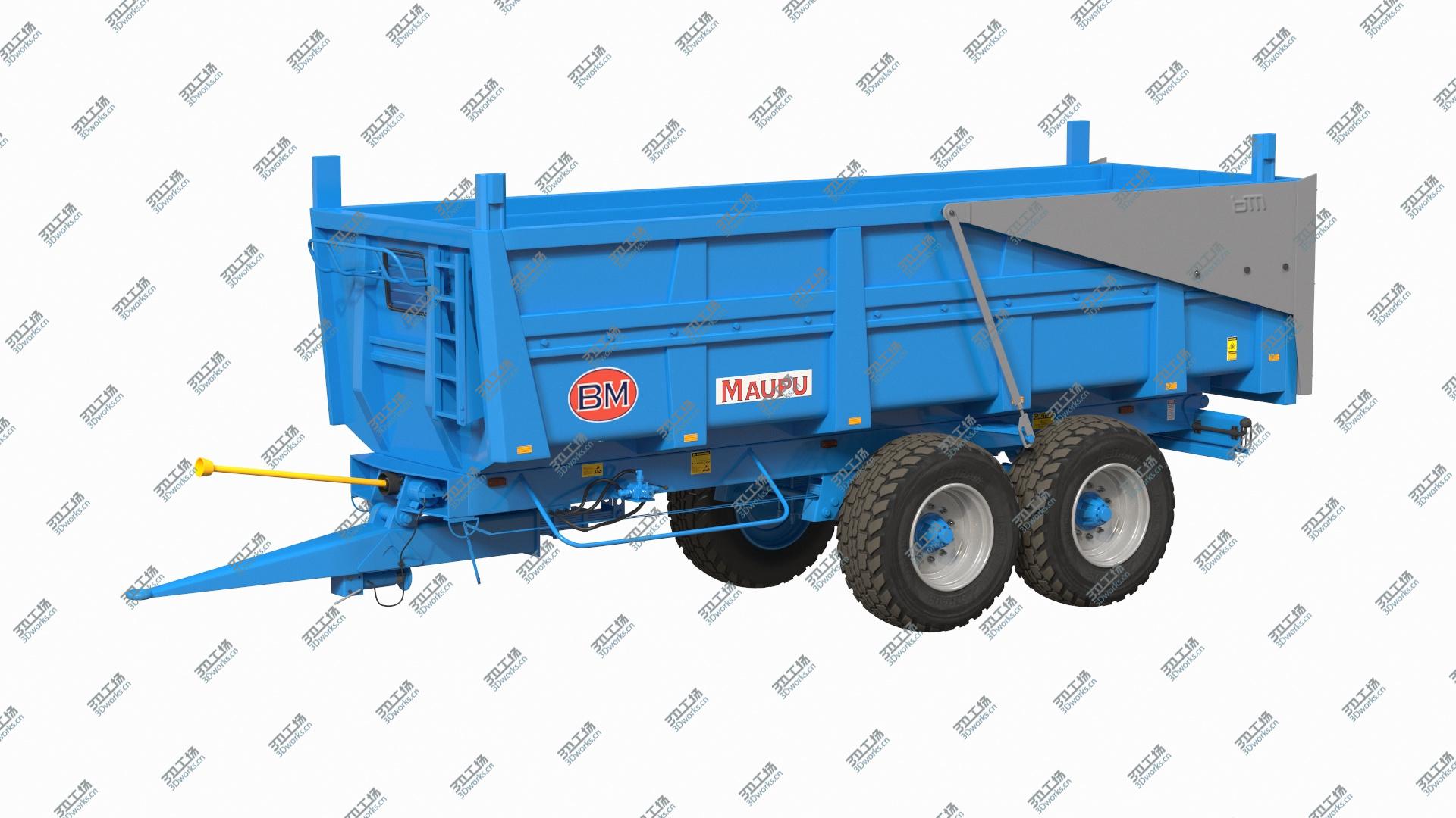 images/goods_img/202105074/3D Maupu 18t Trailer Clean model/2.jpg